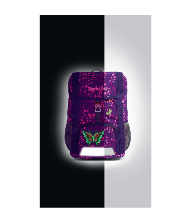 Step by Step Step by Step KID SHINE Rucksack-Set "Butterfly Night Ina", 3-teilig