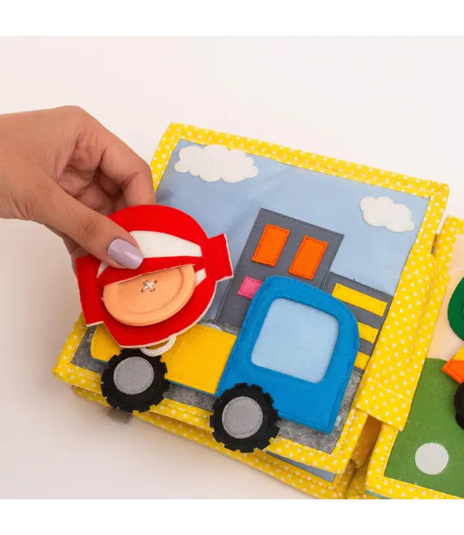 Jolly Designs Jolly Design Quiet Book  Mein erster Bagger