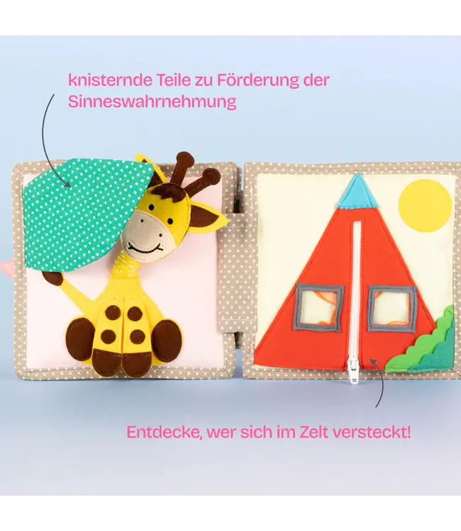 Jolly Designs Jolly Design Quiet Book  Papagei