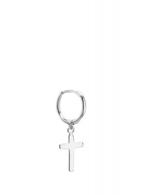 Oorbel Jeanne Cross. Deze leuke oorring met een kruis hangertje is de ideale toevoeging aan jouw oor.