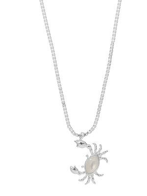 Bracelet Roma Crab. Please note, OUTLET purchases cannot be exchanged or returned. <br />
Necklace with crab pendant<br /><br />
Materi...