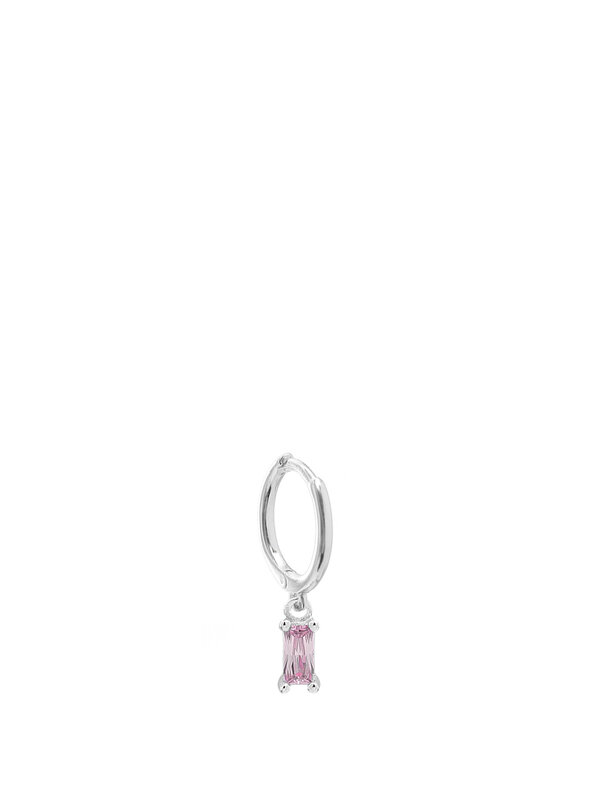 Les Soeurs Boucle d'Oreille Jeanne Pendaison Baguette 1. Ces charmantes boucles d'oreilles linéaires avec une pierre préc...
