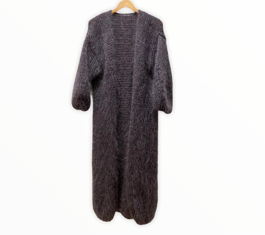 calf length cardigan