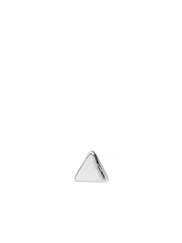 Les Soeurs Earring Jolie Triangle 1. Please note, OUTLET purchases cannot be exchanged or returned. This mini triangle ea...