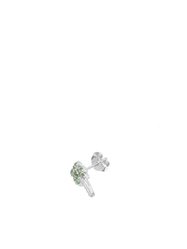 Les Soeurs Earring Jolie Palm Rhinestone 1. Please note, OUTLET purchases cannot be exchanged or returned. <br />
Stud earring...