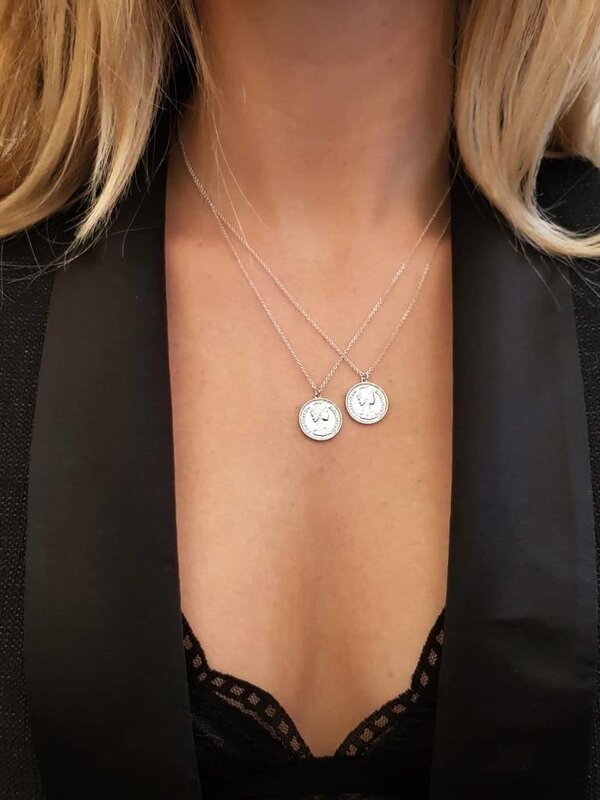 Les Soeurs Ketting Roma Vintage Coin 3. Let op, OUTLET-aankopen kunnen niet worden geruild of geretourneerd. Deze ketting...