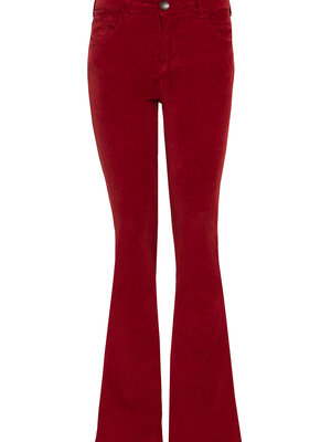 Pantalon Oliva. Let op, OUTLET-aankopen kunnen niet worden geruild of geretourneerd.<br />
Deze velvet broek is gemaakt van ee...