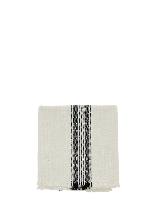 Madam Stoltz Striped Kitchen Towel 1. This checkered kitchen towel is perfect for any kitchen style. The beautiful greige...