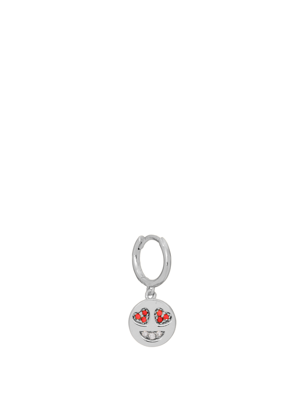 Les Soeurs Earring Jeanne Love Smiley Rhinestones. Please note, OUTLET purchases cannot be exchanged or linked. Show your...