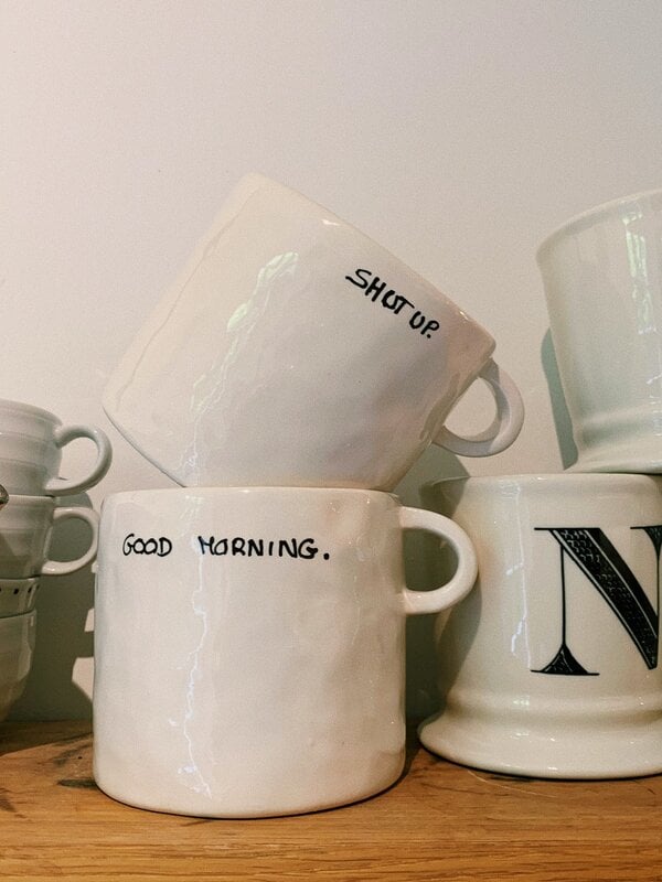 Anna + Nina Mug Good Morning 2. De Mug Good Morning is gemaakt van keramiek. Als deze mok je geen goede morgen geeft met ...