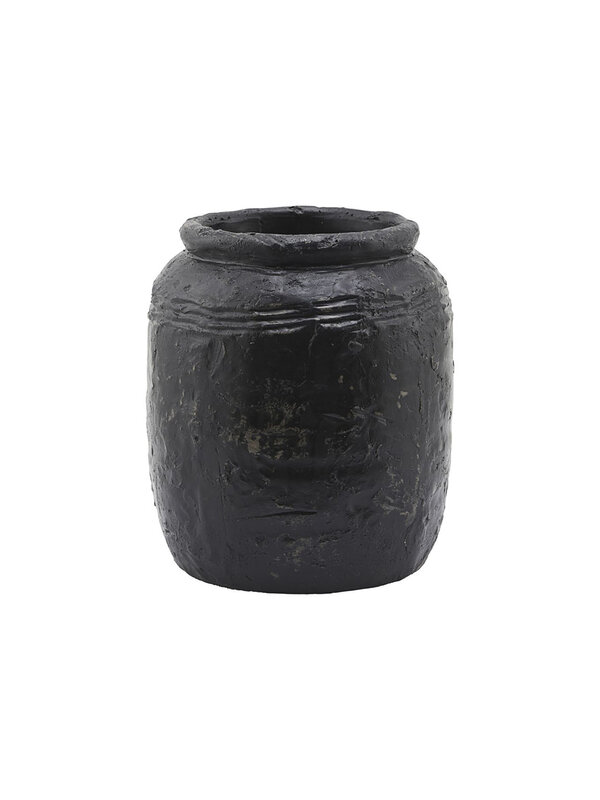 House Doctor Vase Siliga 1. The decorative and rustic vase has its own look and curved shapes that are immediately remini...