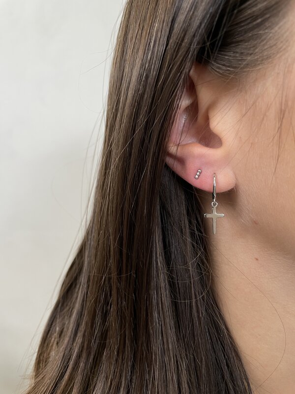 Les Soeurs Boucle d'Oreille Jeanne Croix 2. 