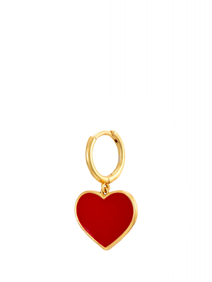 Earring Jeanne Red Heart. Please note, OUTLET purchases cannot be exchanged or returned. Love can take different forms. O...