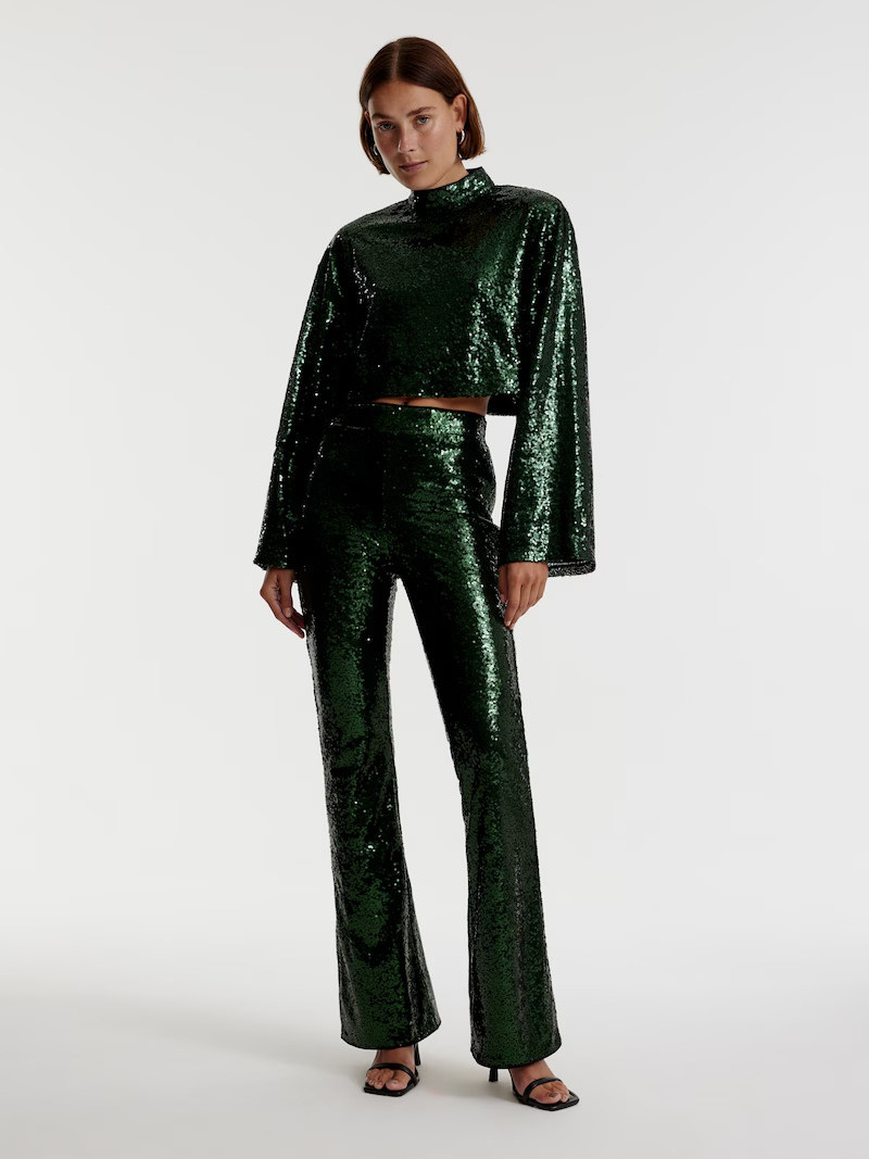 Sequin-embellished knitted pants Missoni | Ratti Boutique