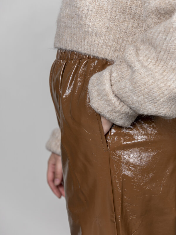 Les Soeurs Vegan Leather Trousers Nadia 8. Please note that OUTLET purchases cannot be exchanged or returned. Every wardr...