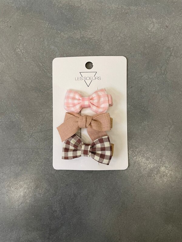 Mini Collection Set Hair Clips Bow Ties 2. Les Soeurs Mini brings affordable fashionable children's clothing for children...