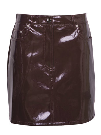 Le Marais Vegan Leather Mini Skirt