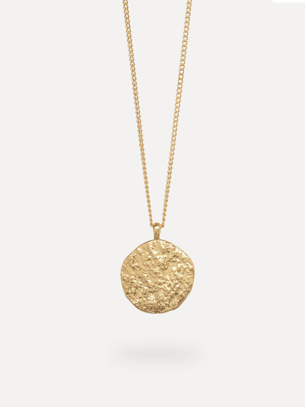 Les Soeurs Ketting Rana Amulet 1. Geïnspireerd door natuurlijke vormen, heeft deze organische muntketting een robuuste te...