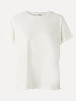 T-shirt Amana Bosko. Onmisbaar in elke kledingkast: een witte T-shirt die overal bij past. Je combineert deze top eindelo...