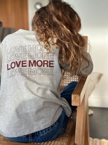 Mini Collection T-shirt met lange mouwen Love More