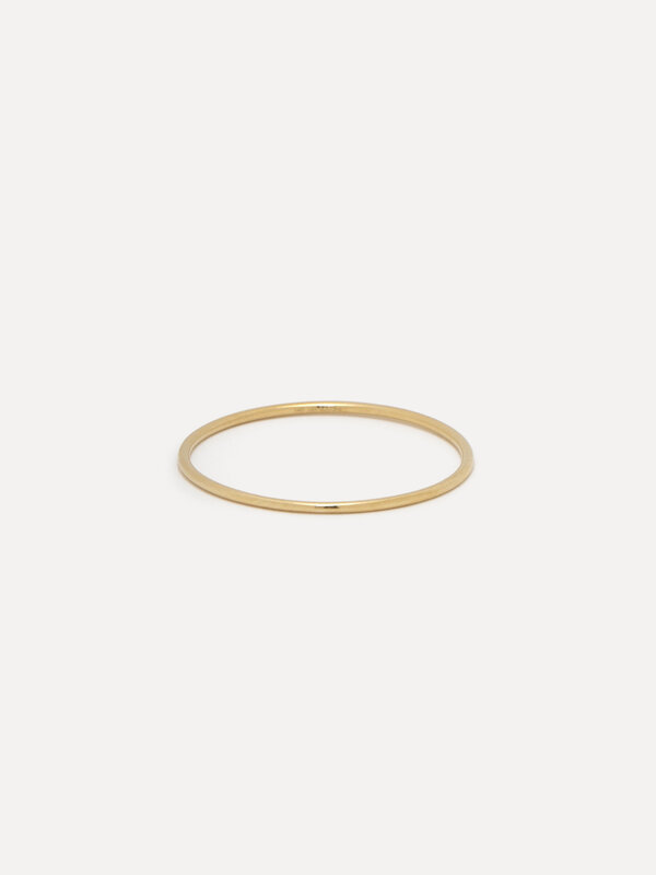 Les Soeurs 14K Ring Gaja Fine 1. Deze sierlijke 14k dunne, gouden ring is tijdloos en elegant. Voeg deze minimalistische ...