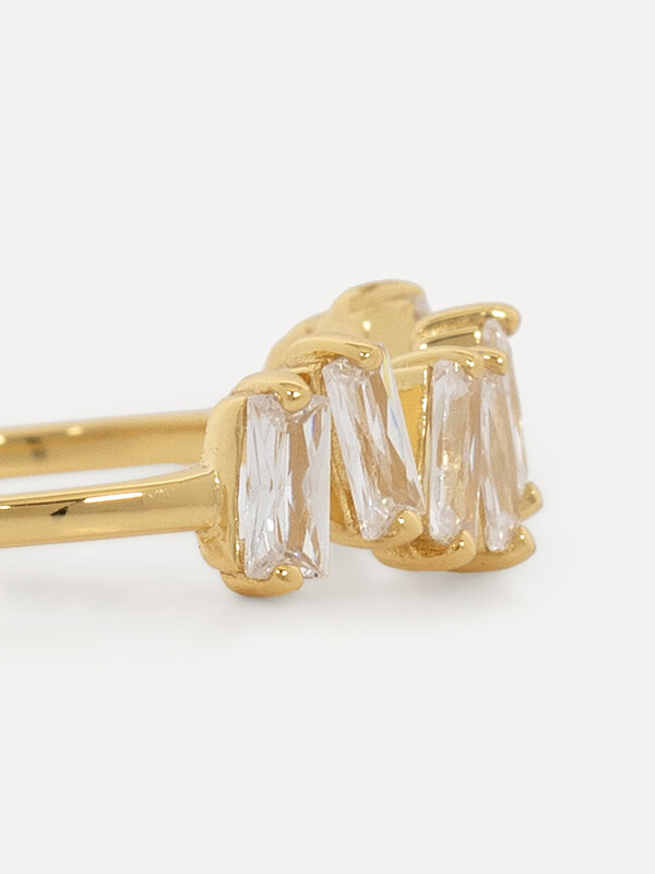 Les Soeurs Ring Chloe Baguette 5. Deze ring is een echte musthave en laat elke outfit stralen!