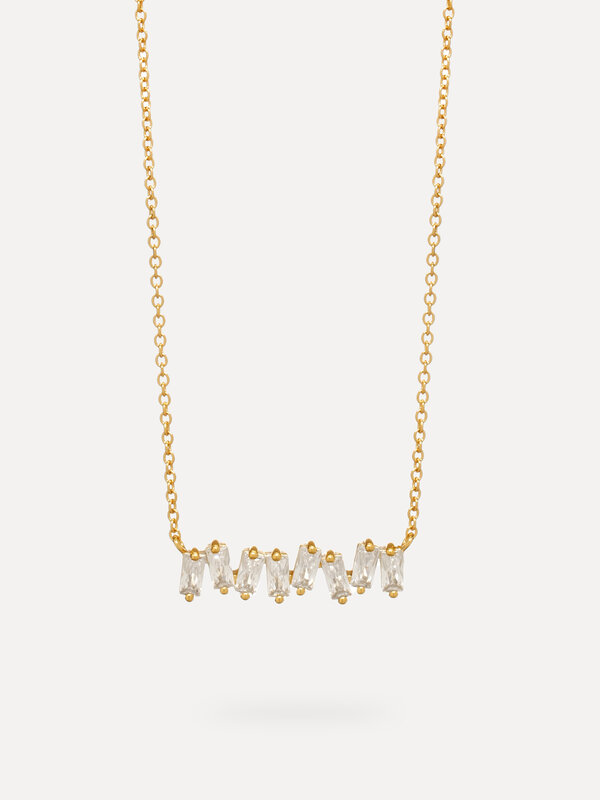 Les Soeurs Necklace Roma Baguette 1. This timeless necklace is a real must-have in your jewelery box! This necklace turns...