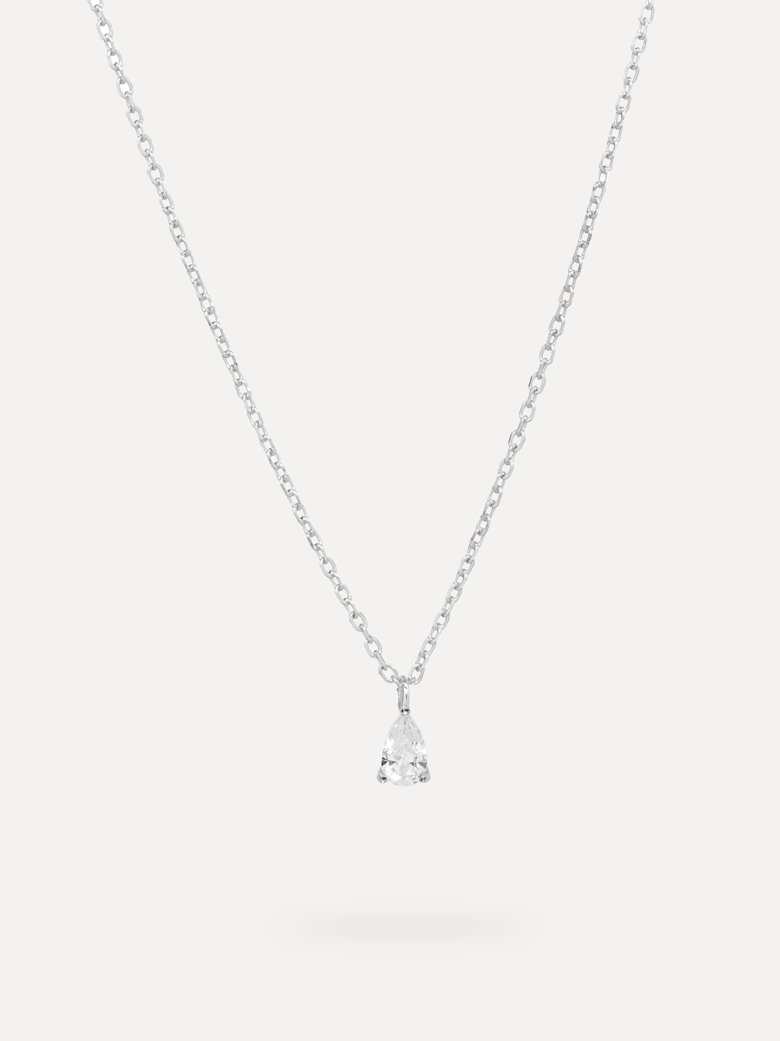 Les Soeurs Ketting Romee Extra Fine Chain Pear Zilver Les Soeurs