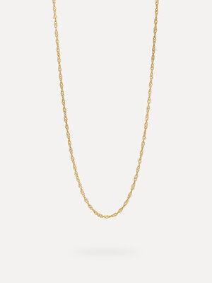 Ketting Romee Twisted Chain. Deze fijne twisted ketting is perfect voor elke look, overdag of in de avond. Door het fijne...