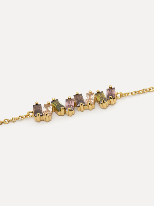 Les Soeurs Bracelet Harry Baguette 4. Cette magnifique bracelet avec des zircones cubiques est un accessoire intemporel p...