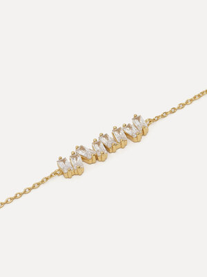 Bracelet Harry Baguette. Create a refined and glamorous look with this timeless bracelet, where the small baguette cubic ...