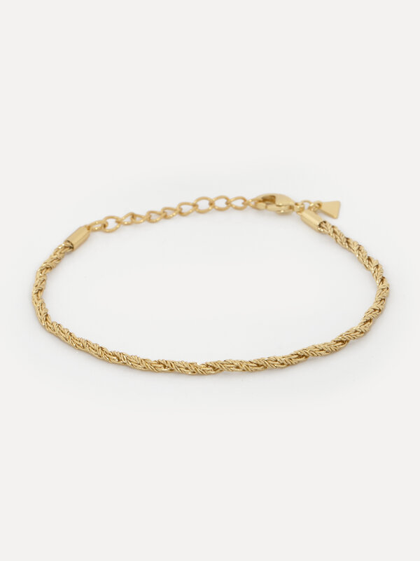 Les Soeurs Armband Mara Rope Chain 4. Deze koord-armband is een unieke mix van klassiek en eigentijds design. Het is de p...