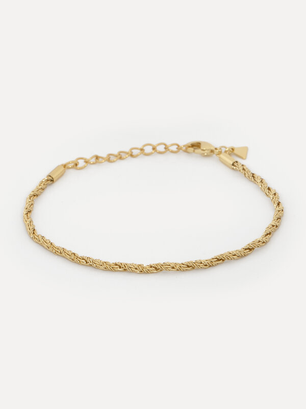 Les Soeurs Bracelet Mara Rope Chain 4. This cord bracelet is a unique mix of classic and contemporary design. It is the p...
