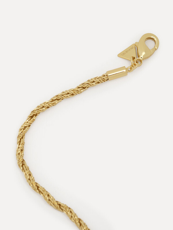 Les Soeurs Bracelet Mara Rope Chain 5. This cord bracelet is a unique mix of classic and contemporary design. It is the p...