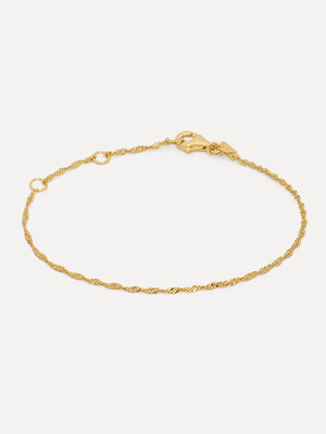 Anklet Helle Twisted. Crafted with a timeless infinite twist, this anklet is a contemporary statement for both casual and...