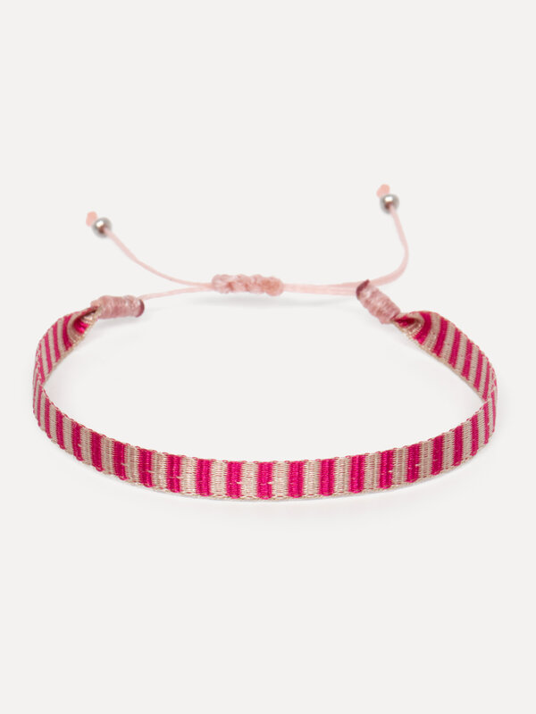 Les Soeurs Bracelet Frey 1. This woven bracelet is great for layering with other styles, but can also be worn alone for a...