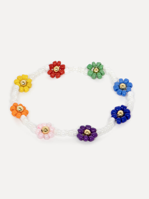 Les Soeurs Armband Elies Daisy 1. Deze fleurige daisy armband is een leuke toevoeging aan elke look. Een gemakkelijk acce...