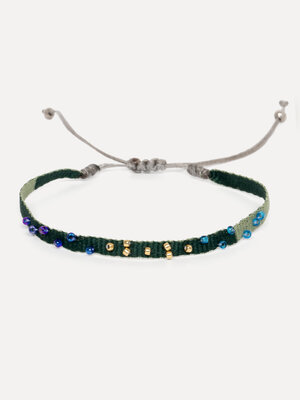 Bracelet Frey Beads. This woven bracelet is great for layering with other styles, but can also be worn alone for a more m...