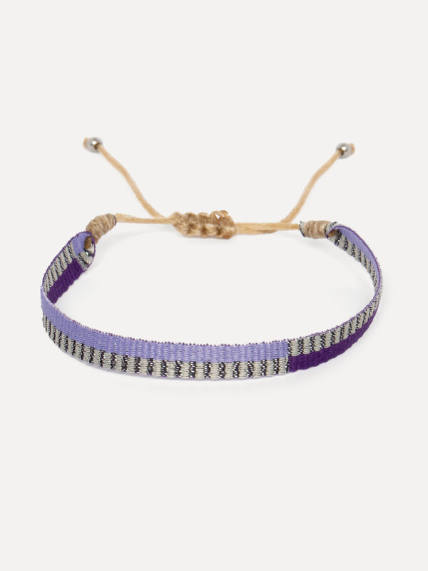 Les Soeurs Bracelet Frey 4. This woven bracelet is great for layering with other styles, but can also be worn alone for a...