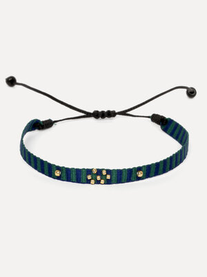 Bracelet Frey Perles. Ce bracelet tissé est idéal pour être empilé avec d'autres modèles, mais il peut également être por...