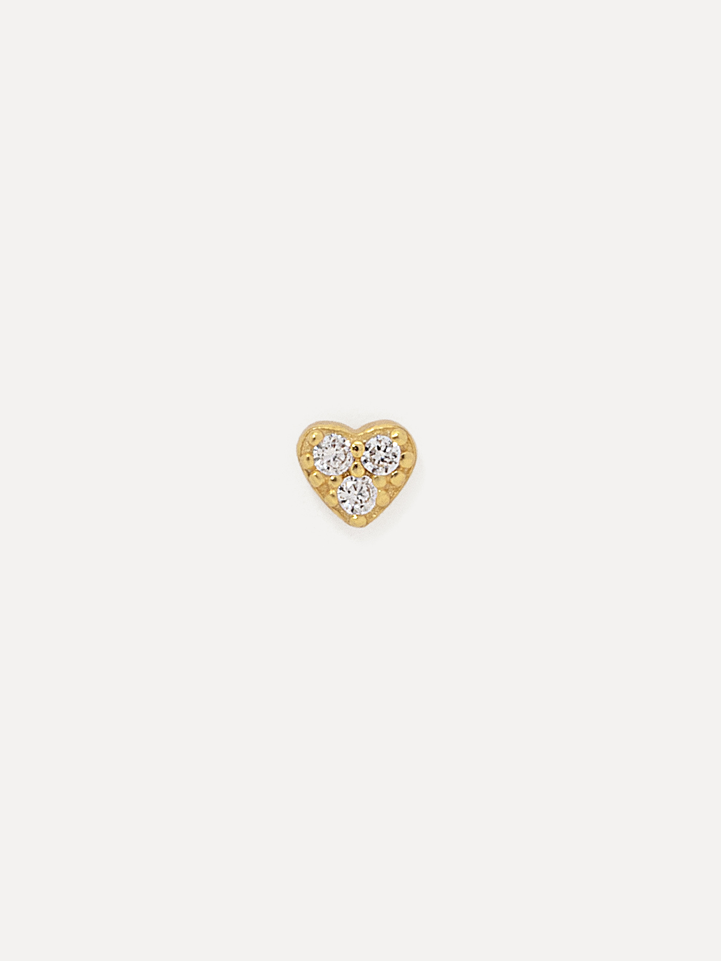 Boucles D’oreilles COEUR Rétro Avec Pierre & Strass - Coloris Variés (argenté, Grenat…) - Sans Marque