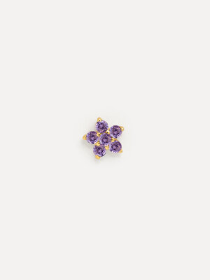 Boucle d'oreille Jolie Fleur Strass. Les fleurs sont l'une des plus grandes sources d'inspiration au monde. Élégantes à t...