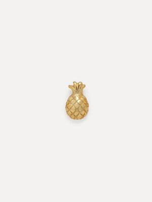 Earring Jolie Pineapple. Minimalist and cute, this stud earring is a playful addition to your outfit!