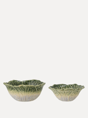 Set of 2 bowls Savanna. The Savanna Plate brings the garden to your table. It has an original leaf shape and your food wi...