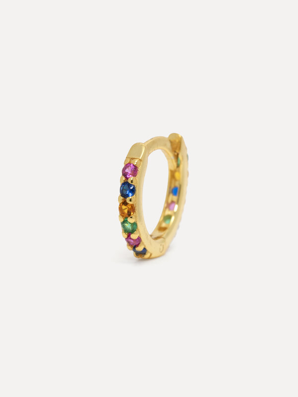 Les Soeurs Earring Jeanne Rhinestones Multicolor 1. These earrings with bright colored stones can be worn every day as a ...