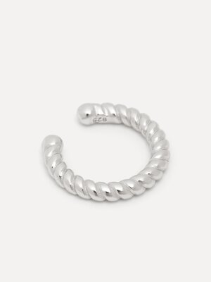 Ear Cuff June Twisted. Complétez votre look de la manière la plus élégante avec nos boucles d'oreilles en or au design to...