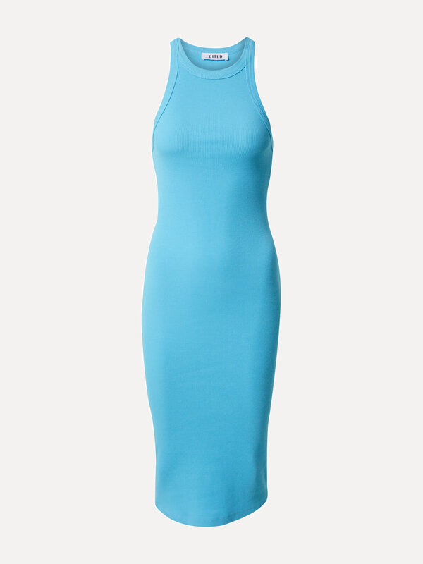 Edited Robe Anita 1. Idéale pour les températures plus chaudes, cette robe est très flatteuse avec sa couleur bleu vif. L...