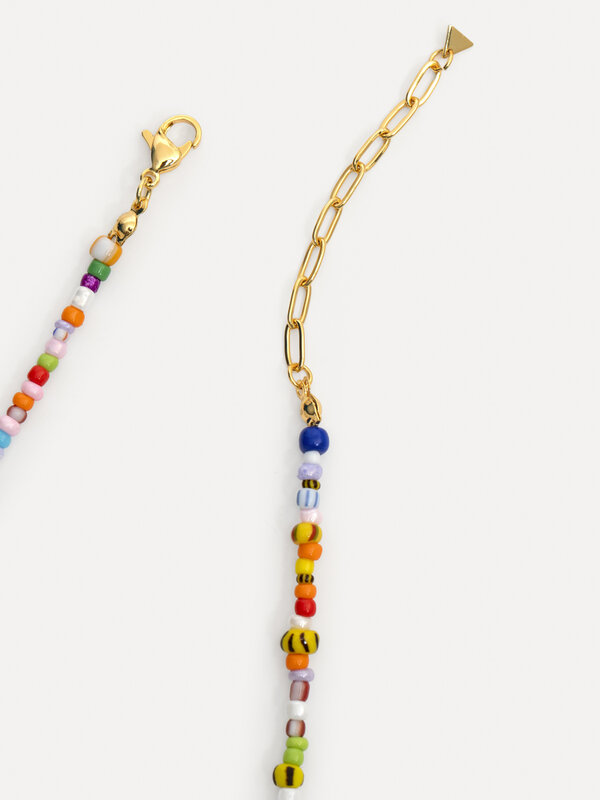 Les Soeurs Bead necklace Oscar 3. Bring a touch of cheerfulness and color to your summer outfits with this Oscar necklace...