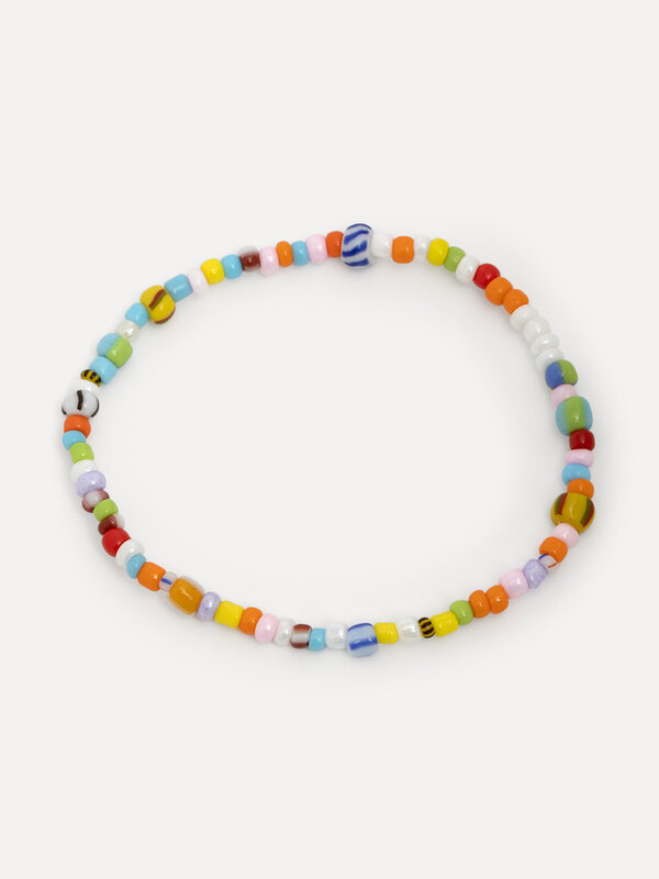 Les Soeurs Beaded bracelet Leo 1. This bracelet is not only a fun accessory, it is a statement of joy, optimism and a lov...