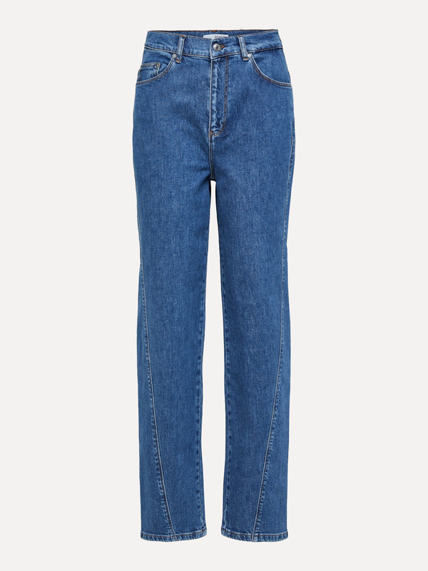 Selected Straight-leg jean Naomi 2. Remplacez votre collection de denim avec ce jean. Ce modèle est doté d'une taille hau...
